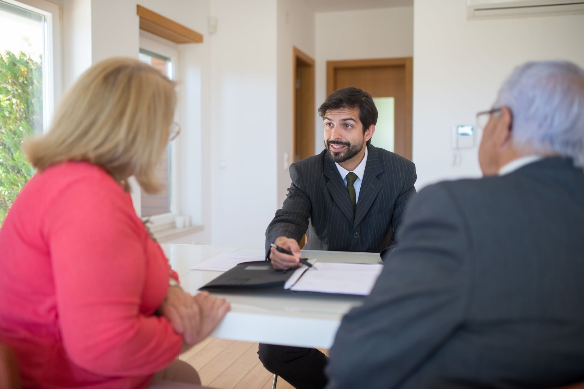 A Lavoro financial advisor reviewing a plan at their desk