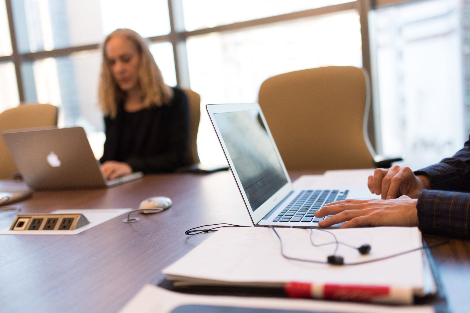 Lavoro advisors meeting with clients around a table